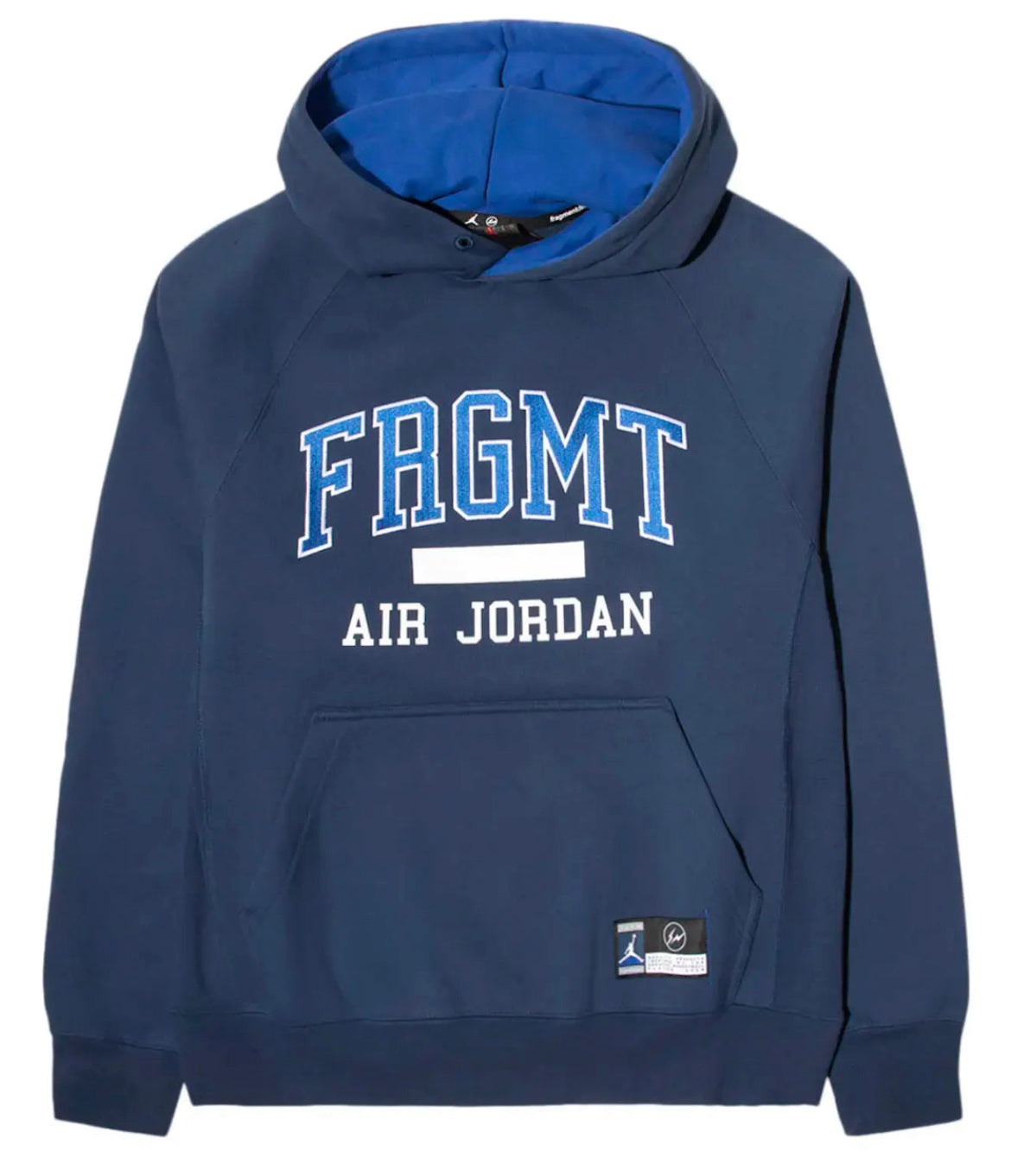 Air Jordan x Fragment Pullover Hoodie ‘Navy/Sport Royal/White’