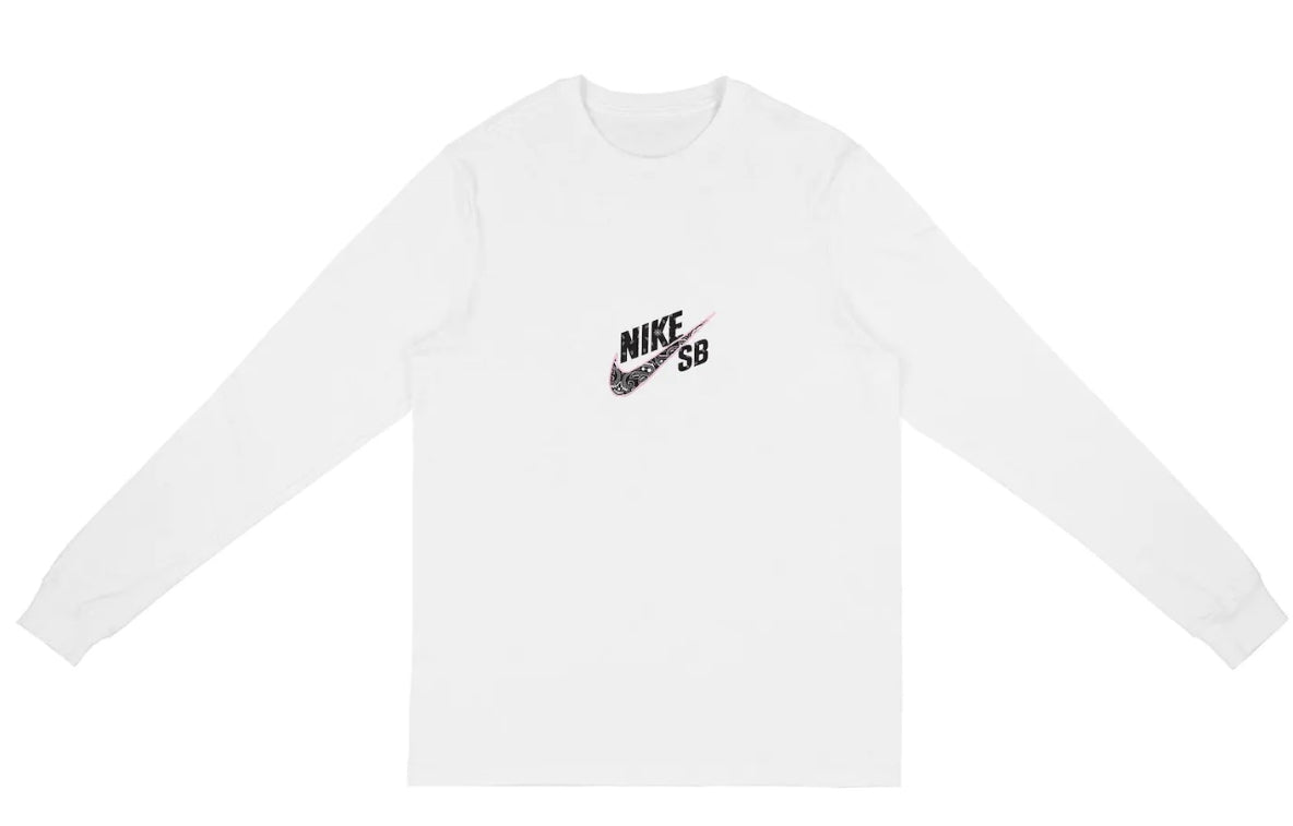 Travis Scott Cactus Jack For Nike SB L/S Tee White