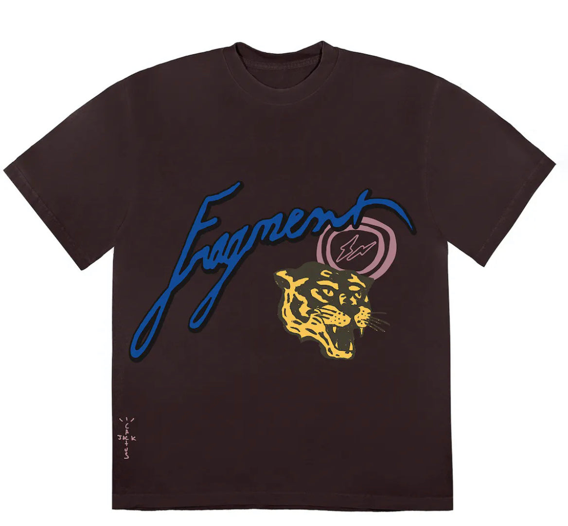 Travis Scott Cactus Jack For Fragment Icons Tee Brown