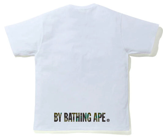 BAPE 1st Camo Ape Face Tee White/Green