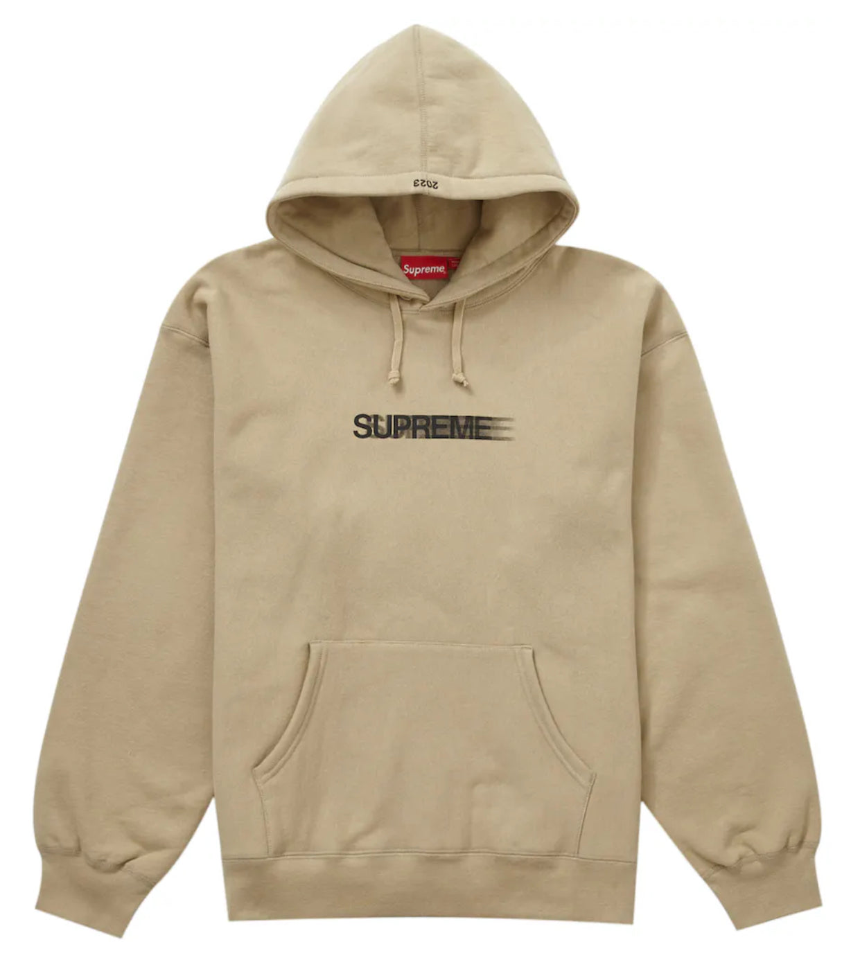 Supreme Motion Logo Hoodie Sweatshirt (SS23) Dark Tan