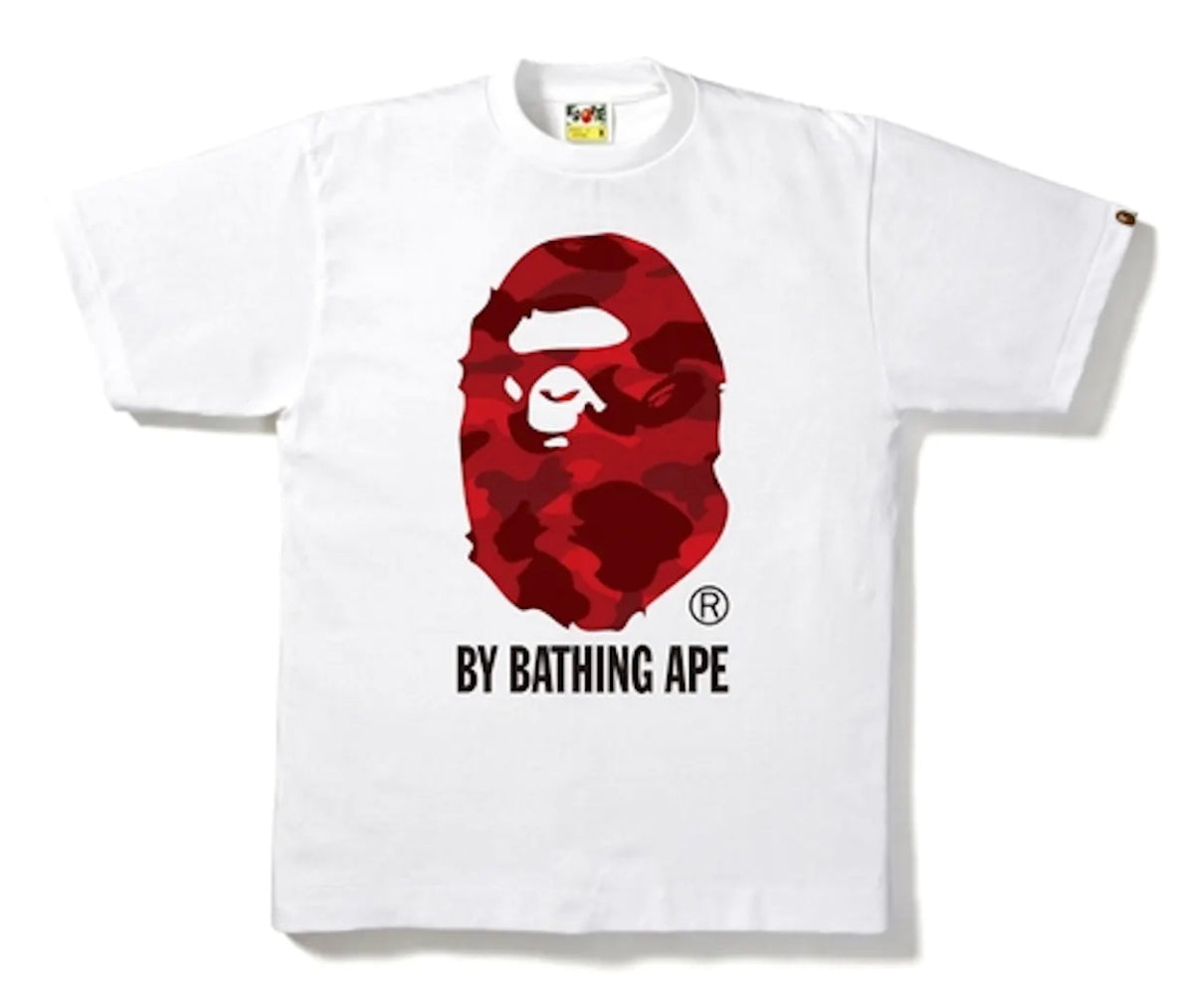 BAPE Color Camo By Bathing Ape Tee White/Red